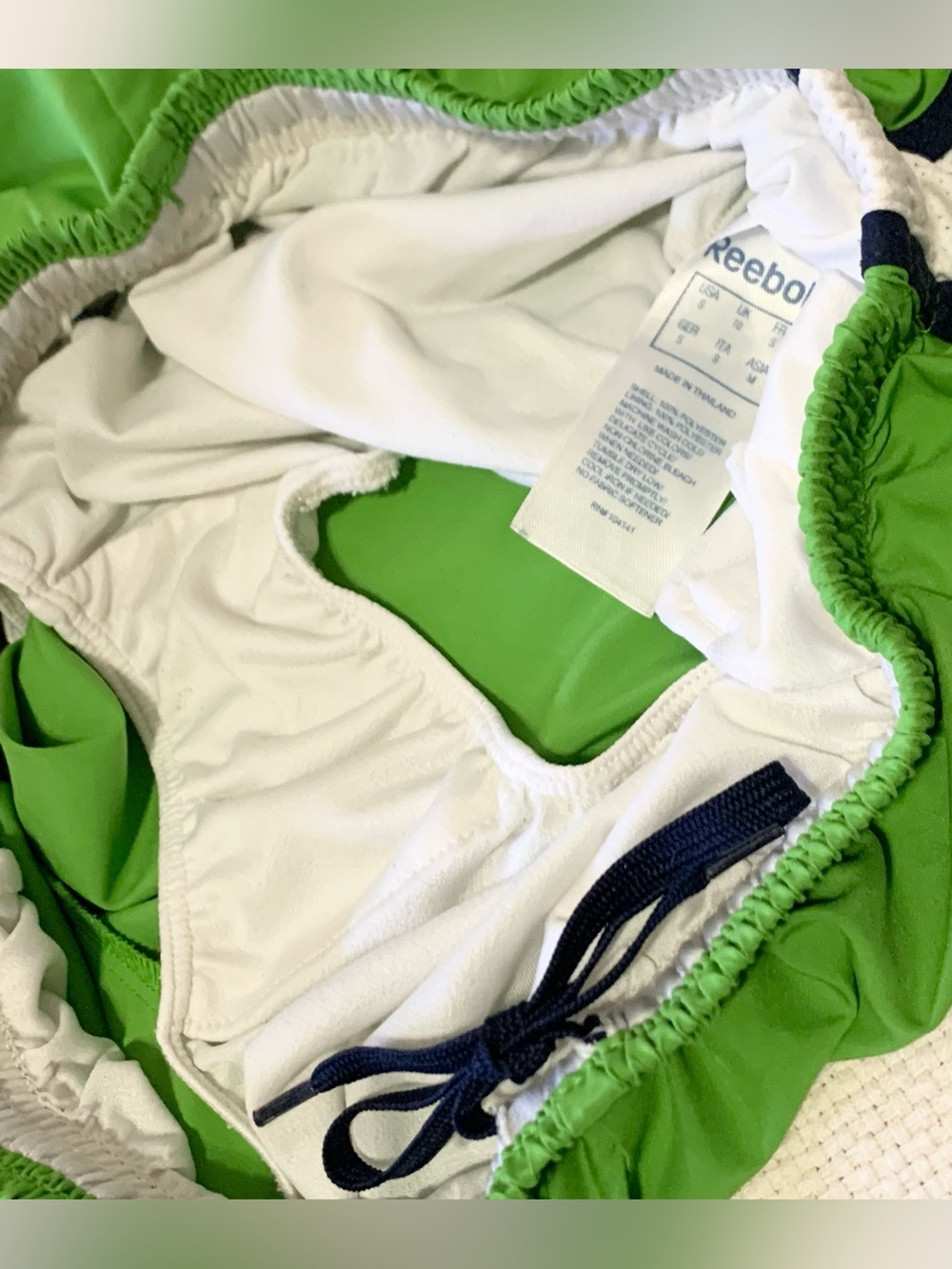 Green Reebok Athletic Shorts - Picture 4 of 5